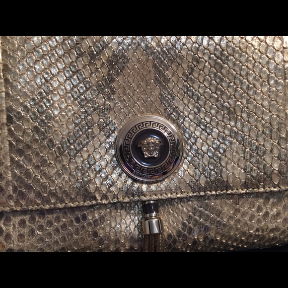 Versace Vanitas Medea python 🐍 NEW - Picture 3 of 8